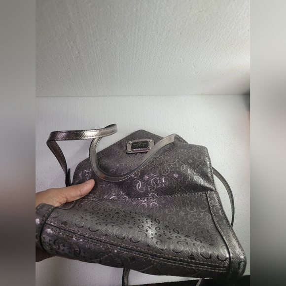 Guess small crossbody purse ،Guess Juliet Mini Crossbody Wallet in Pewter - - Picture 12 of 13